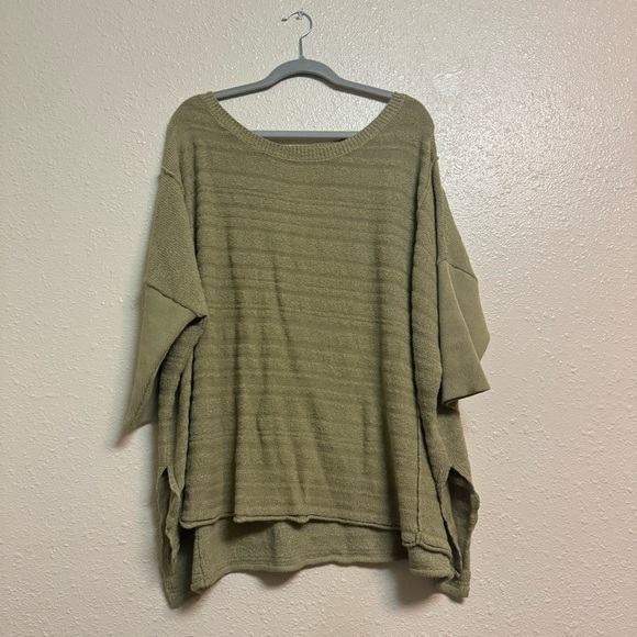Pilcro Green Dolman Boxy Sweater - Picture 1 of 5